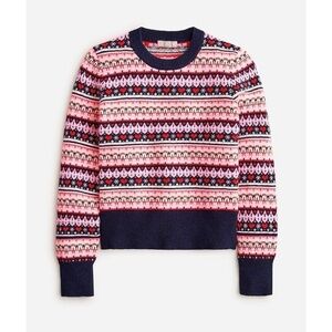 J Crew Fair Isle wool blend sweater